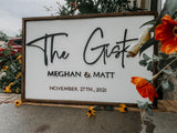 Last Name Wedding Sign